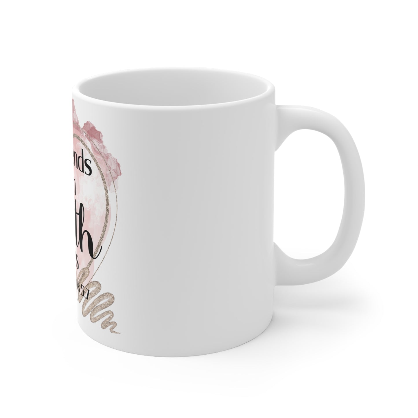 "Worry Ends" Ceramic Mug