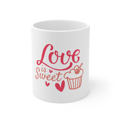 " Love is Sweet" Ceramic Mug