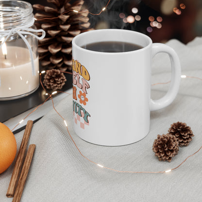 "Surround Yourself with Positivity" Ceramic Mug