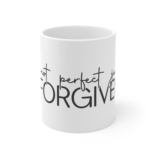 "Not Perfect" Ceramic Mug