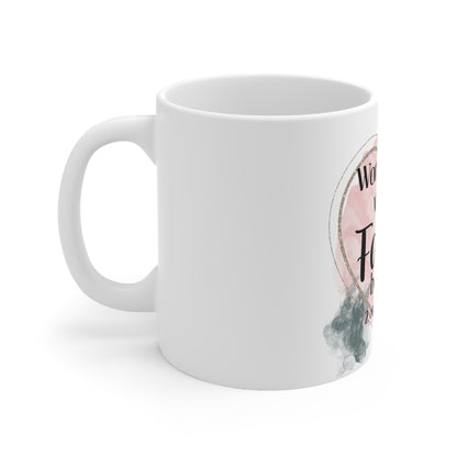 "Worry Ends" Ceramic Mug